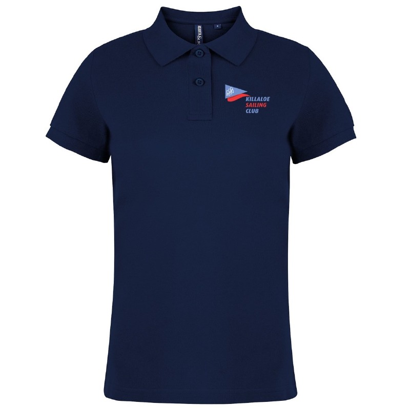 A F Killaloe Sailing Club Classic Polo Ladies Navy XS